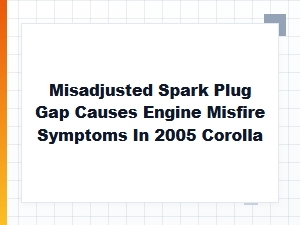 Engine Misfire From a Misadjusted Spark Plug Gap